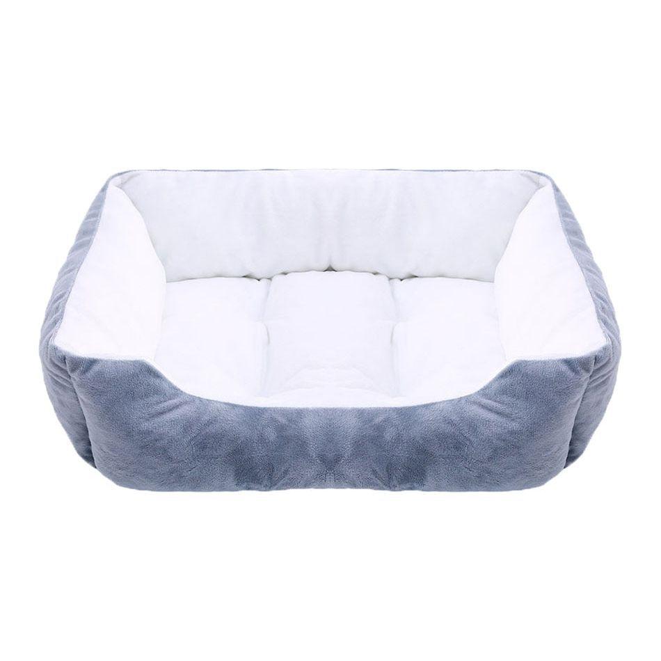 Bed for Dog + Cat Square Plush Sofa Bed