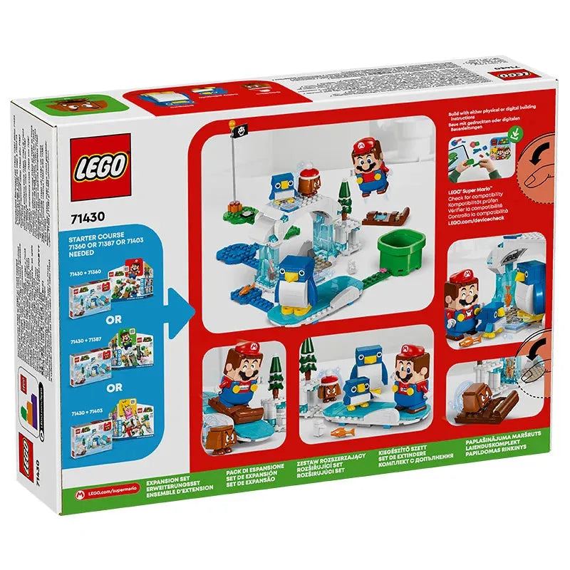 LEGO Super Mario 71430 Penguin Family's Snow Exploration Puzzle Building Block Children's Toy