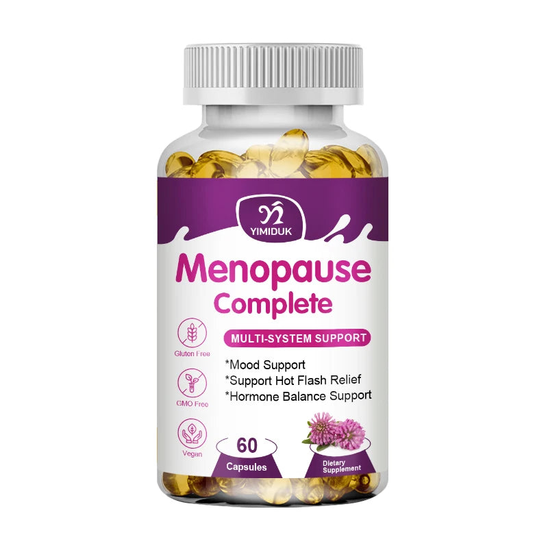 Menopause Relief Capsules Support Weight Management Improves Metabolism & Bloating Hot Flashes & Night Sweats Mood Supplements