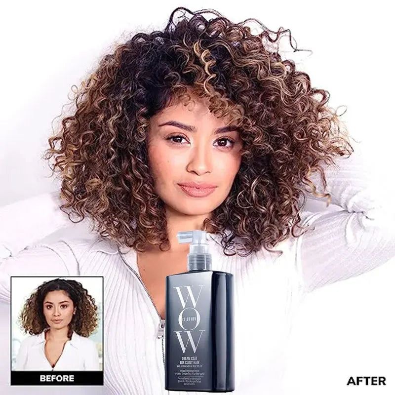 COLOR WOW Dream Coat for Curly Hair-Frizz-Free Curls Made Easy Moisture-Boosting Spray Curl-Enhancing Formula Hair Care Product