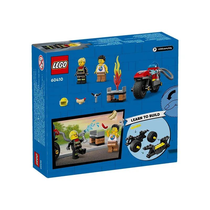 LEGO City Series 60410 Fire Motorcycle Male And Female Puzzle Building Block Toys