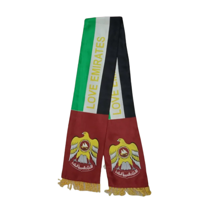 Flagicts 100% Stain Double Side Printing National Day UAE Flag Scarf
