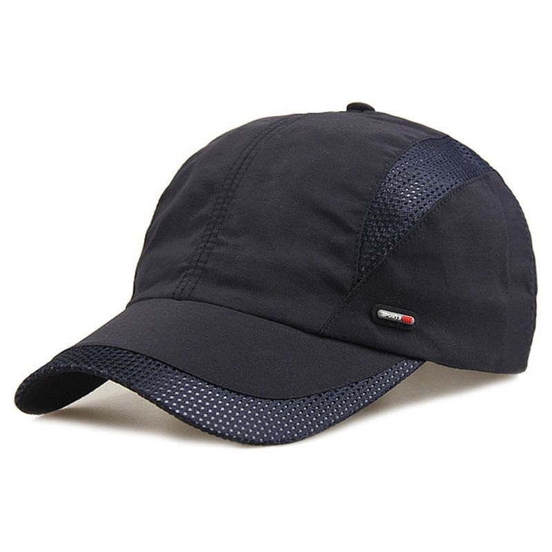 Men Sports Running Sweat Baseball Cap Male Canada Golf Quick Dry Women Kpop Solid - Jointcorp