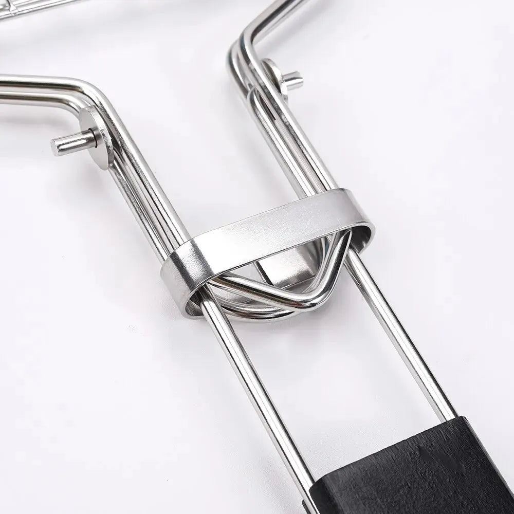 304 Stainless Steel BBQ Non Stick Grilling Basket Grill Mesh Mat Meat Vegetable Steak Picnic Party Barbecue Tool Heat Resistant