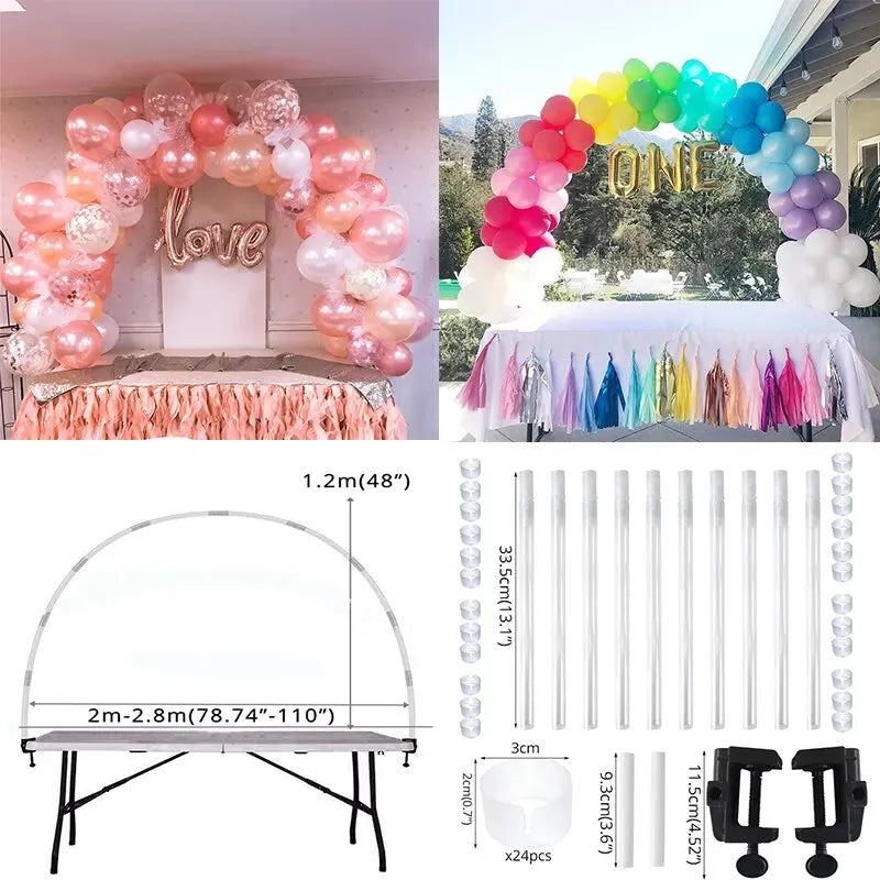 Table Balloon Arch Set Ballon Column Stand for Wedding Birthday Party Decorations Baby Shower Arch Balloons Accessories