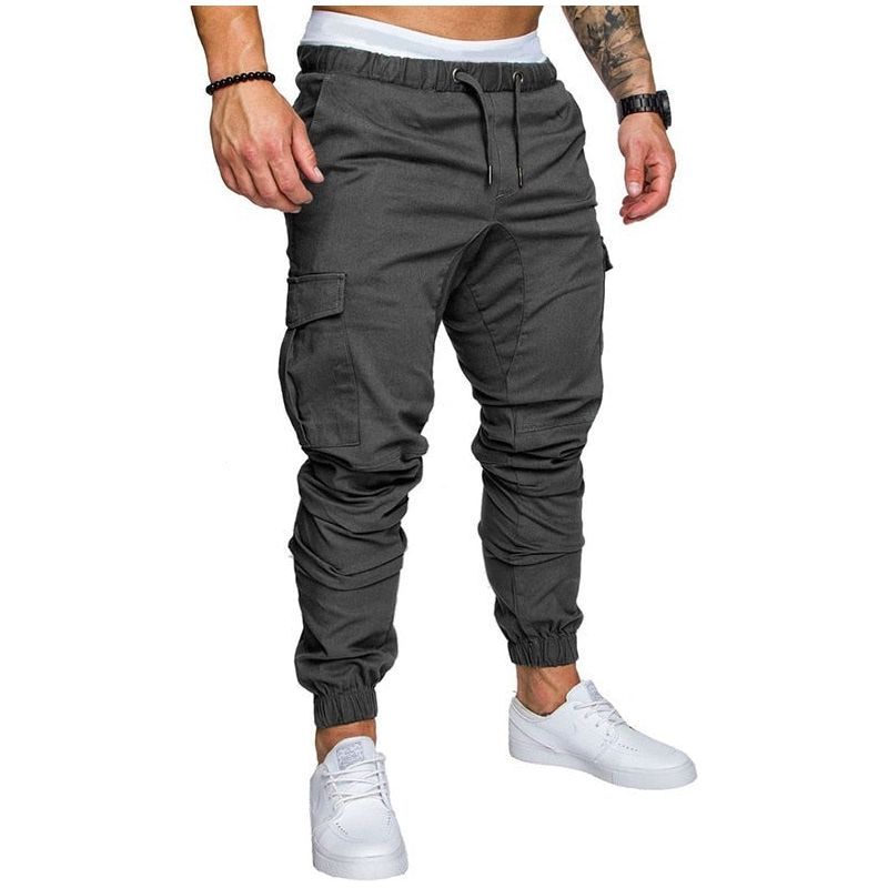 Casual Men Pants Fashion Big Pocket Hip Hop Pants Quality Outwear Sweatpants Soft Mens Joggers Men's Trousers pantalones - Jointcorp
