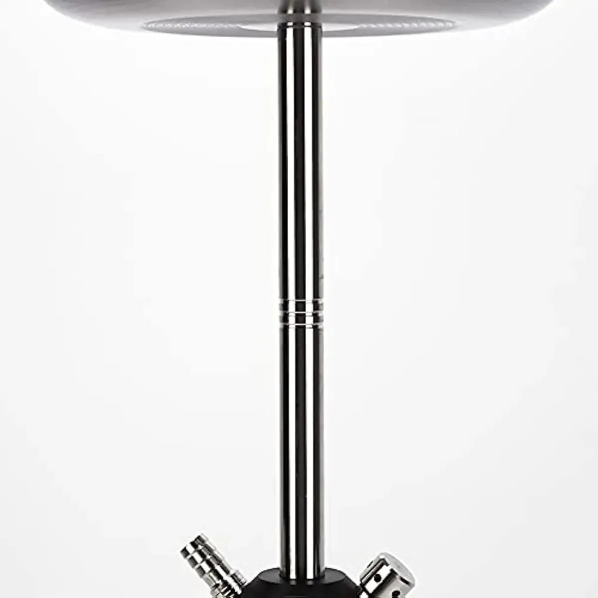 Stainless Steel Hookah Set,  Soft Smoke Shisha with Silicone Hose Metal