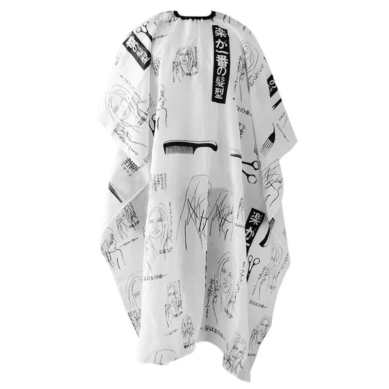 Creative Barber Hairdresser Aprons Haircut Capes Barbershop Waterproof Aprons Shawls Salon Professional Accessories Haircut Tool