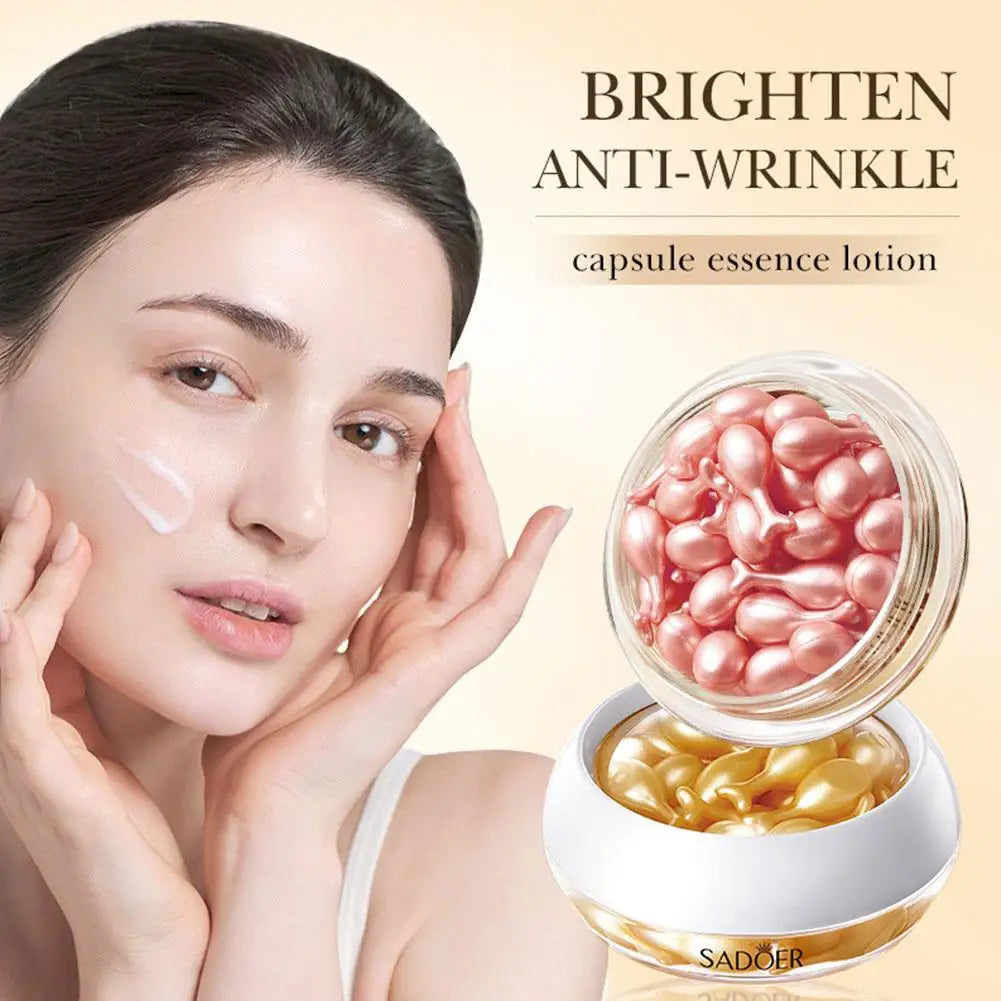 Placental Essence Capsule Snail Capsule Rose Capsule Brightening Moisturizing Hydrating Nourishing Smoothing Faical Skin Care
