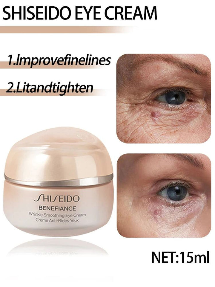 Shiseido Benefiance Wrinkle Smoothing Eye Cream,15 Ml Improving Eye Wrinkles, Dark Circles & Puffiness,Anti Aging