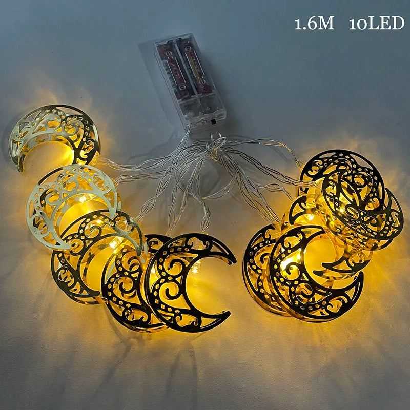 60cm Ramadan Decoration White Birch Tree with LED Lights EID Mubarak Table Home Decorations Islamic Muslim Kareem Party Supplies