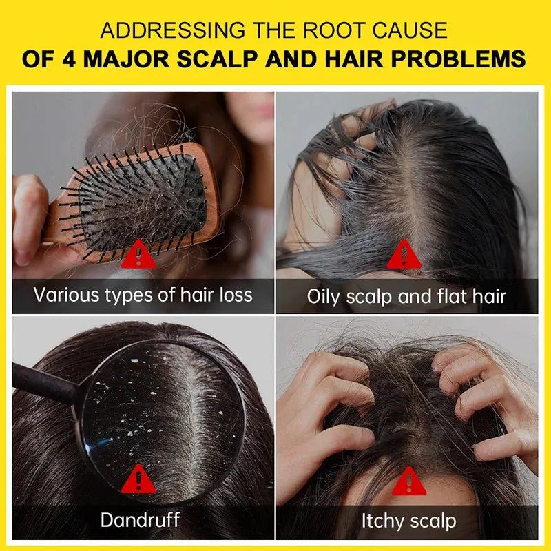 PURC Ginger Hair Mask Rosemary Oil Hair Loss Treatment Smoothing Soft Repair Damaged Hair Care Products