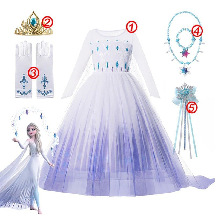 Disney Frozen Costume Princess Dress for Girls