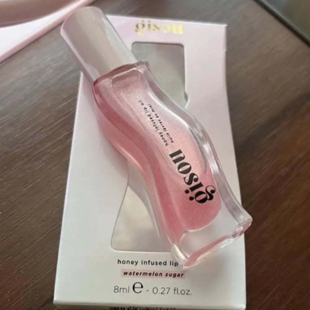 Honey Infused Hydrating Lip Oil Nourishing Lip Moisturizer Shine Smooth Clear  Shimmer Lip Oil Lip Care For Women