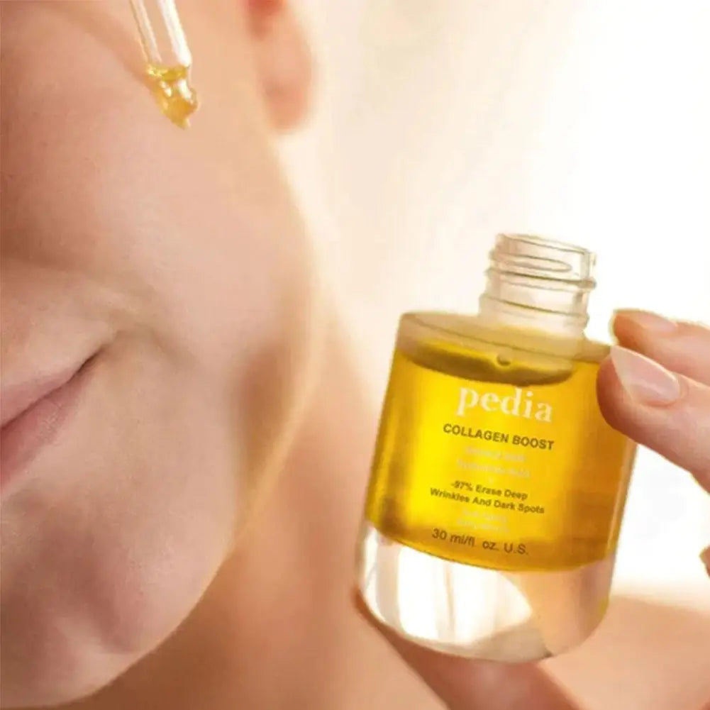 30ml Collagen Face Serum Moisturizing Collagen Firming Smoothing Brightening Nourishing Facial Essential Oil skin care product