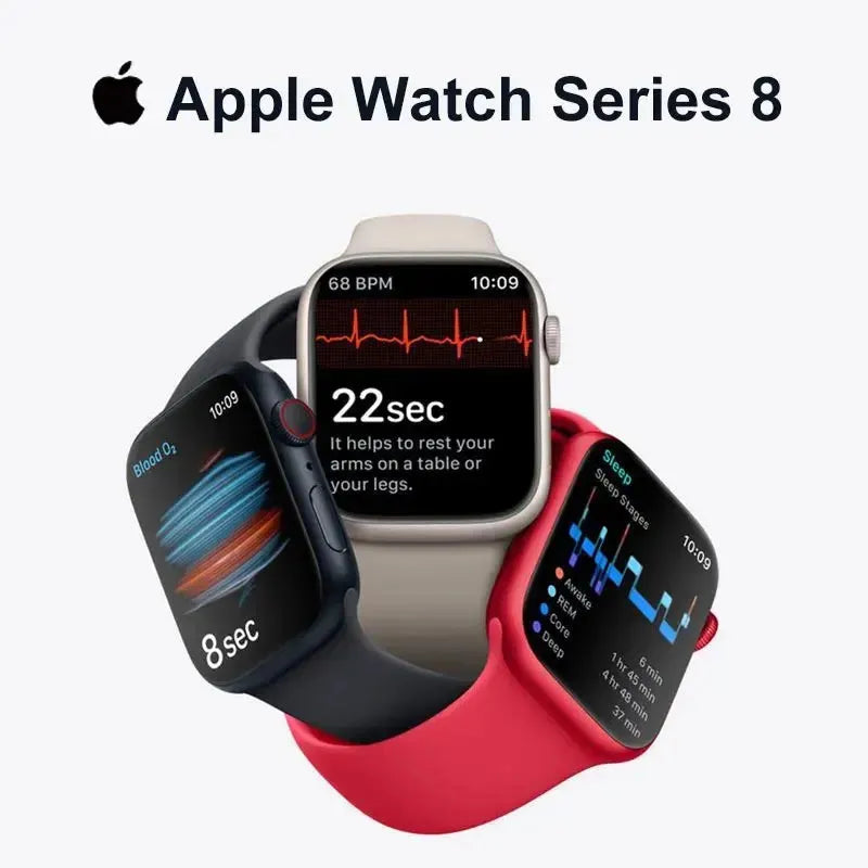 Apple Watch Series 8 41mm / 45mm Apple Watch S8 Aluminum Case with Sport Band iOS SmartWatch