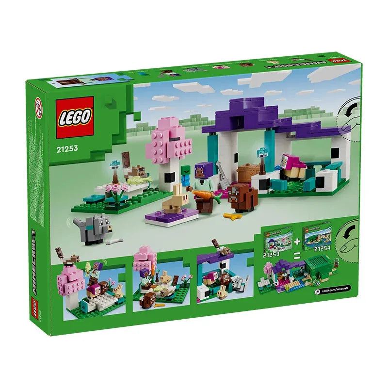 LEGO Minecraft Series 21253 Animal Shelter Children's Puzzle Building Blocks