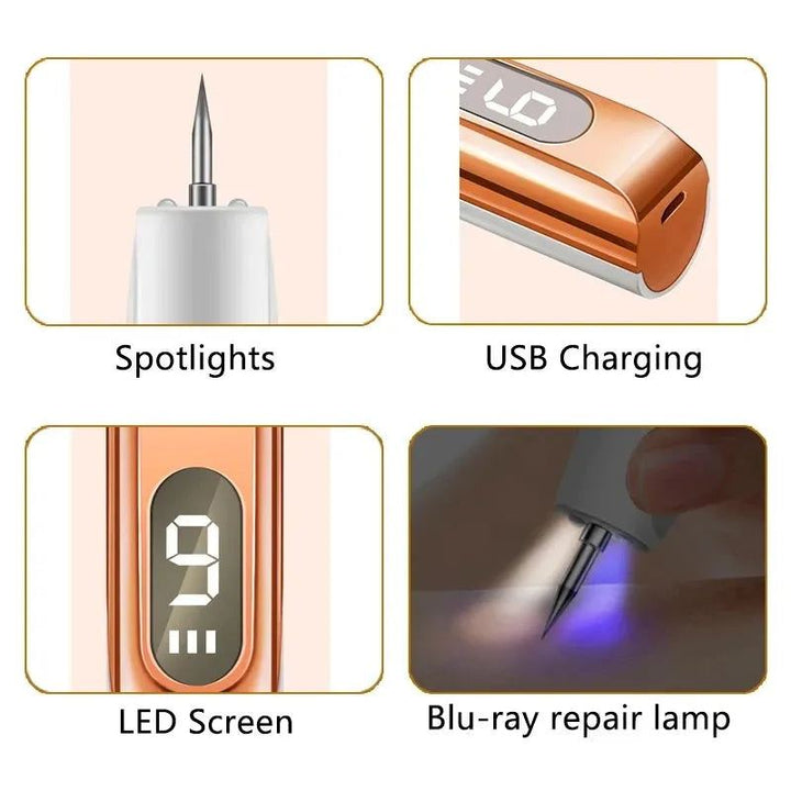 LCD Plasma Pen Profesional Laser Tattoo Mole Removal Pen Skin Care Tools Tag Removal Freckle Wart Dark Spot Remover Beauty Care