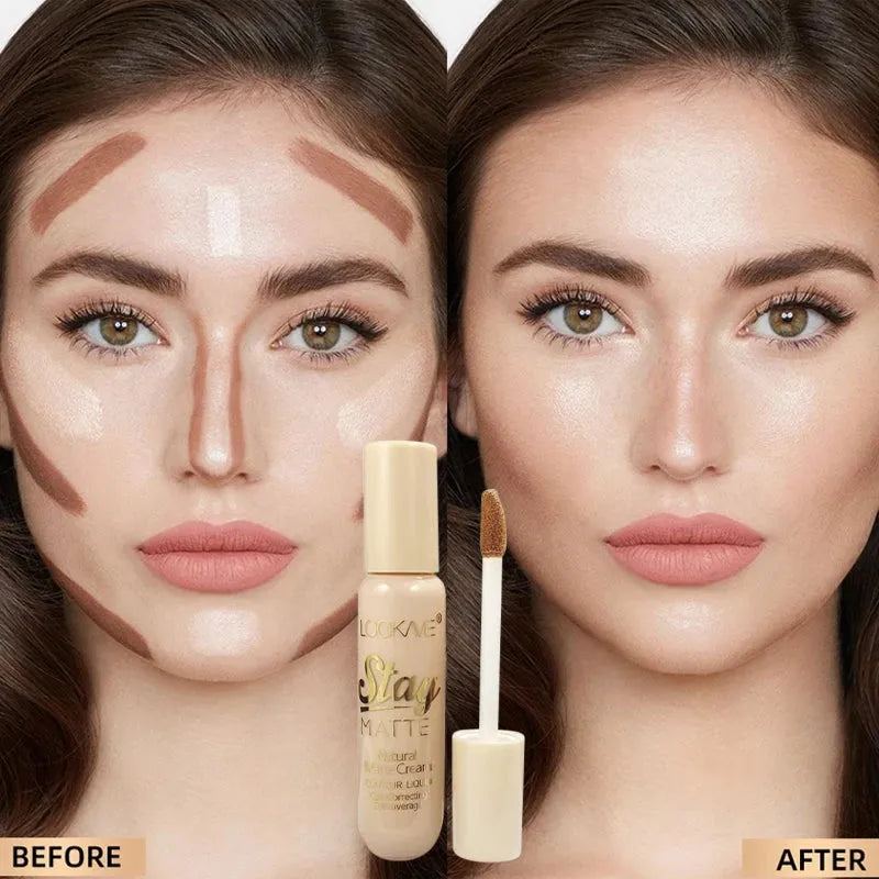 Natural Contour Liquid Color Correcting Full Coverage Sculpt and Highlight Face Duo Matte Concealer Shaping Cream Cosmetics