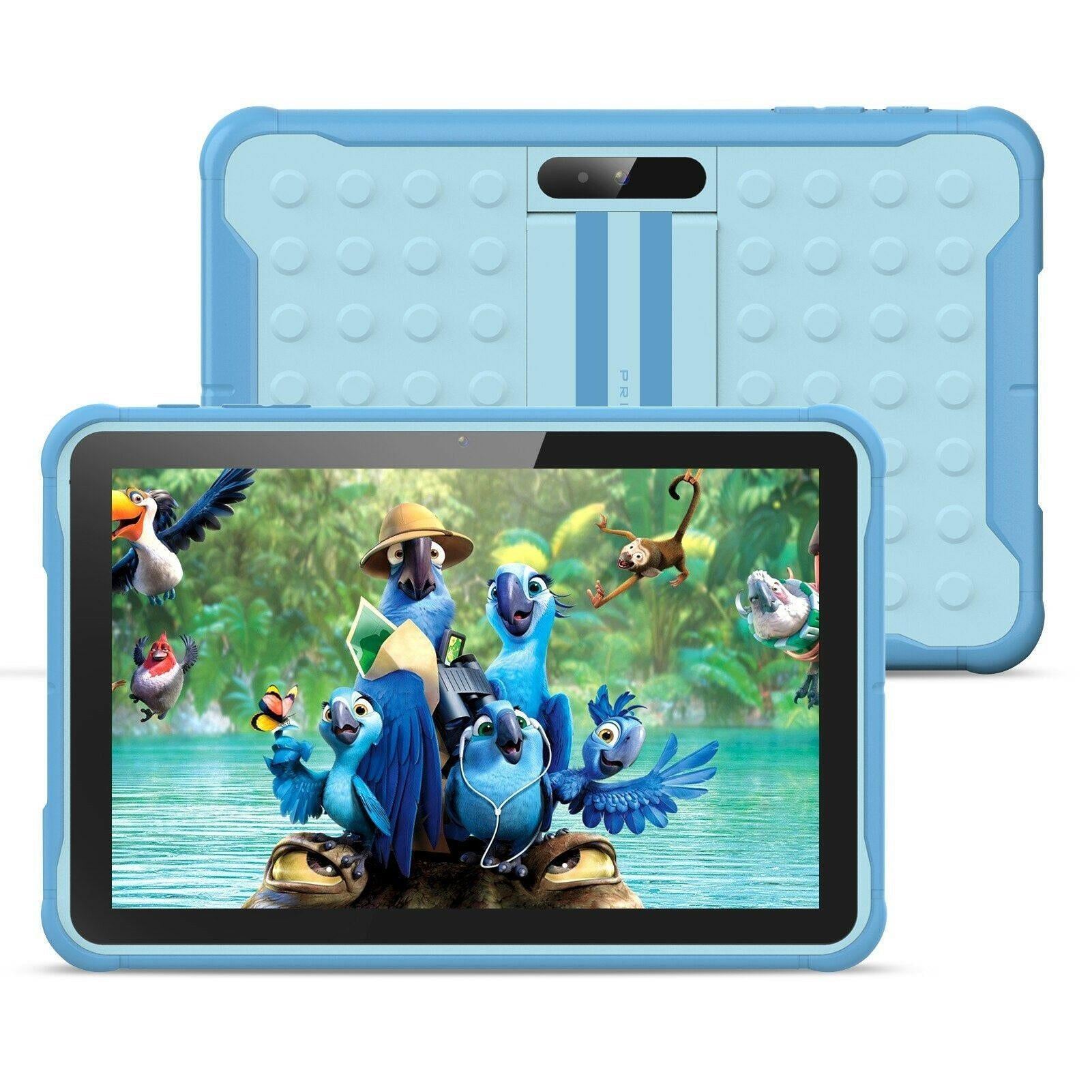 Pritom 10 Inch Kids Tablet Android 10 Go WIFI 3G SIM Phone Call Quad Core Processor 2GB RAM 32GB ROM YouTube with Case
