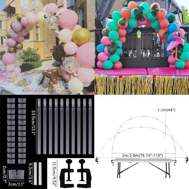 Table Balloon Arch Set Ballon Column Stand for Wedding Birthday Party Decorations Baby Shower Arch Balloons Accessories