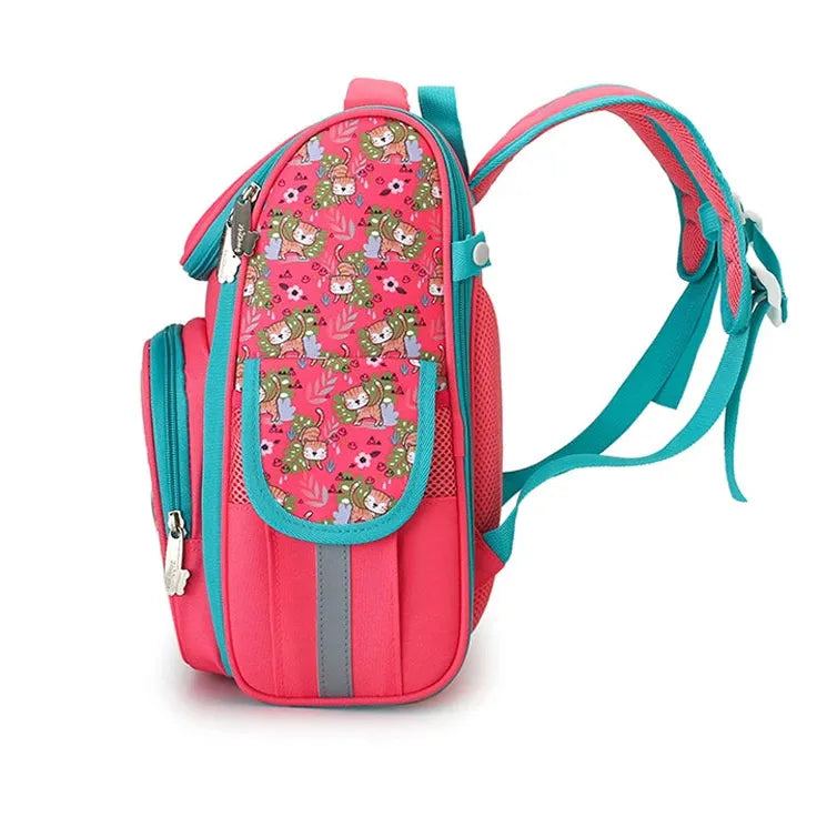 New Girls Primary1-3 Grade Orthopedic Backpack For Boys 3D Cartoon Waterproof School Bags Children Kid Knapsack Mochila Escolar