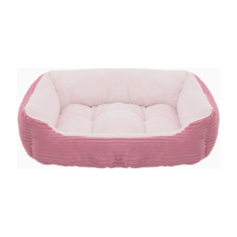 Pet Cat Dog Bed Cozy Square Plush Kennel Puppy Sofa Bed Small Large Dog Sleep Pad Portable Pet Bed Nest Pet Supplies Accessories