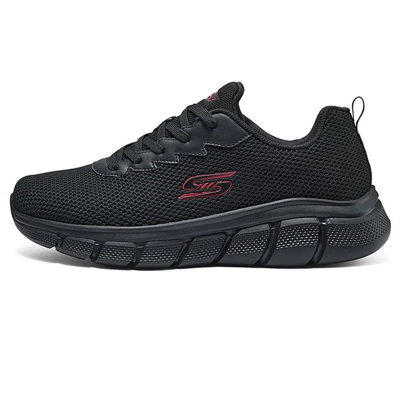 Skechers/Skechers Men's Shoes Lightweight Breathable Cushioning Running Shoes Sports Casual Shoes