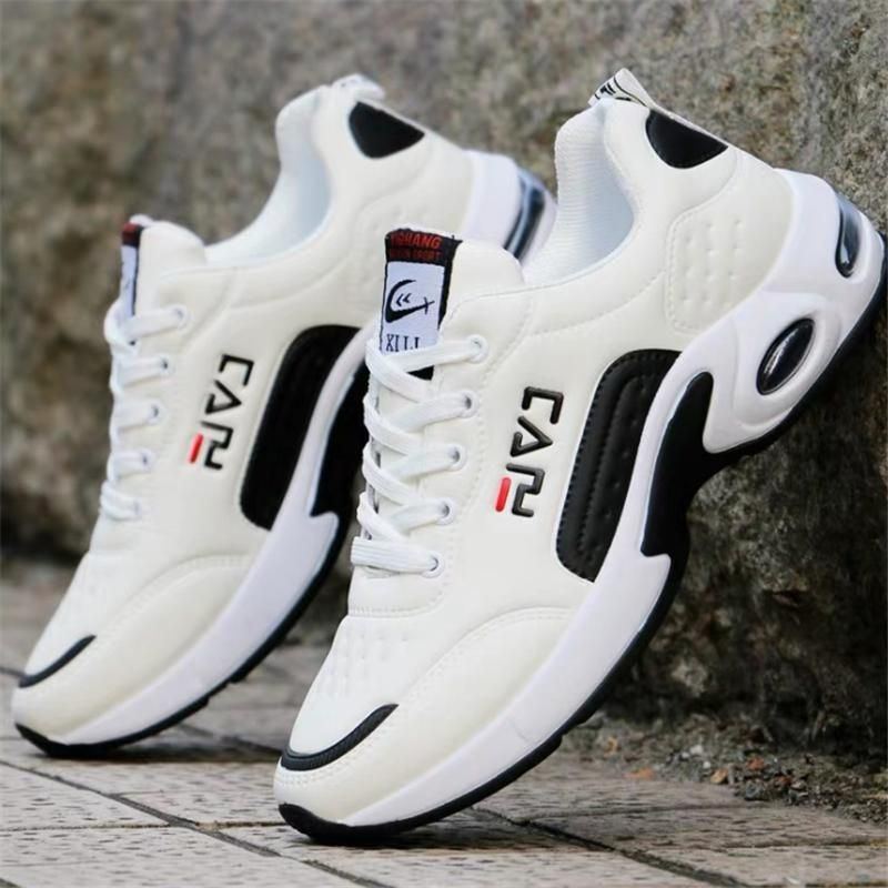 Comfortable Casual Shoes Sneakers Breathable Trainers Lace Up Walking Shoes - Jointcorp