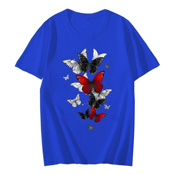 Ladies Tees w/ Watercolor Horse Graphic, 90s Trend, Sleeveless, Plus Size - Jointcorp
