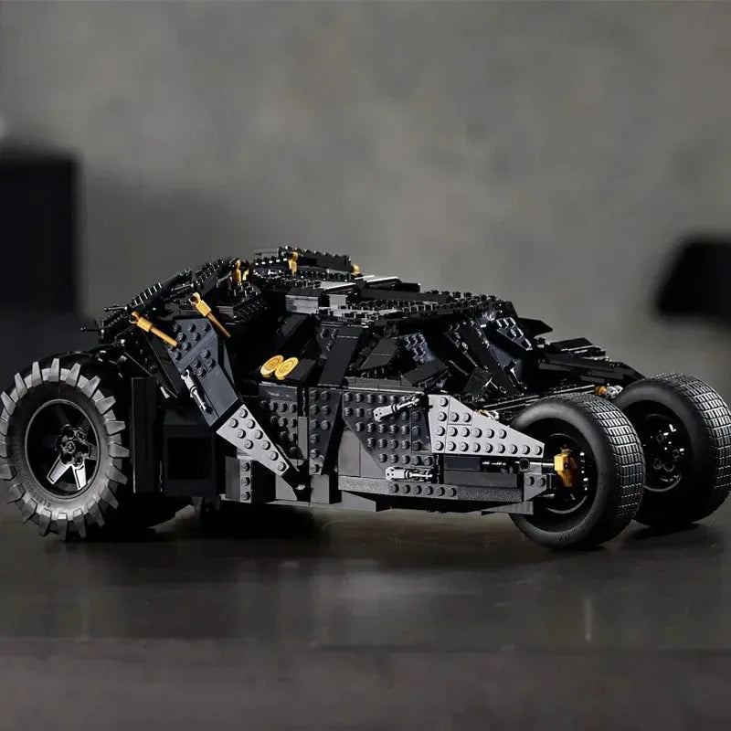 Hot Toy 2049PCS Pellets Bricks The Batmobile Tumbler BatPod Motorcycle Set Model Building Blocks Boys 76240 Gifts Kids Toys