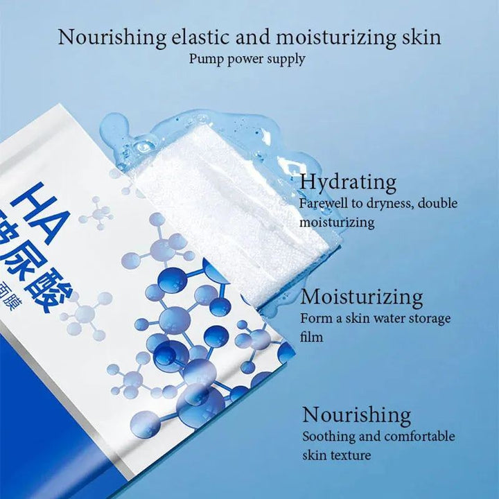 10pcs Hyaluronic Acid Facial Masks Brightening Firming Hydrating Moisturizing skincare Face Mask Sheet Masks Skin Care Products