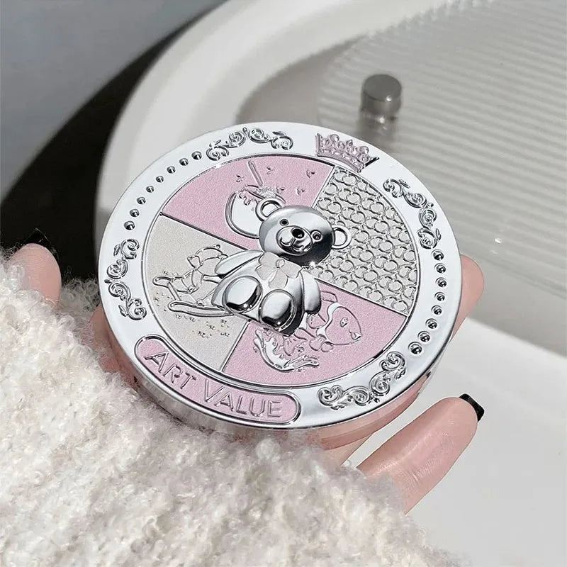 2024 Natural Pink Loose Powder Oil Control Waterproof Mineral Face Pressed Makeup Powder Cosmetic Long Lasting Setting Powder