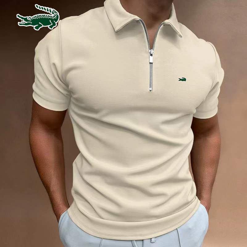 Men's Polo Shirt Fashion Stripe Short Sleeve