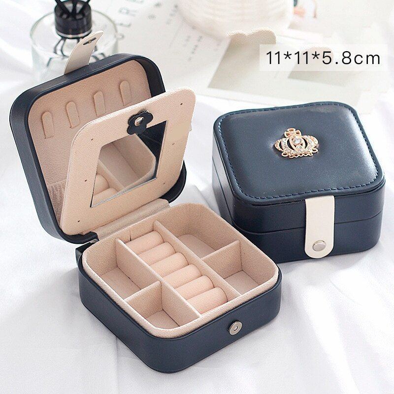 Storage Box For Travel Portable Flip Lid