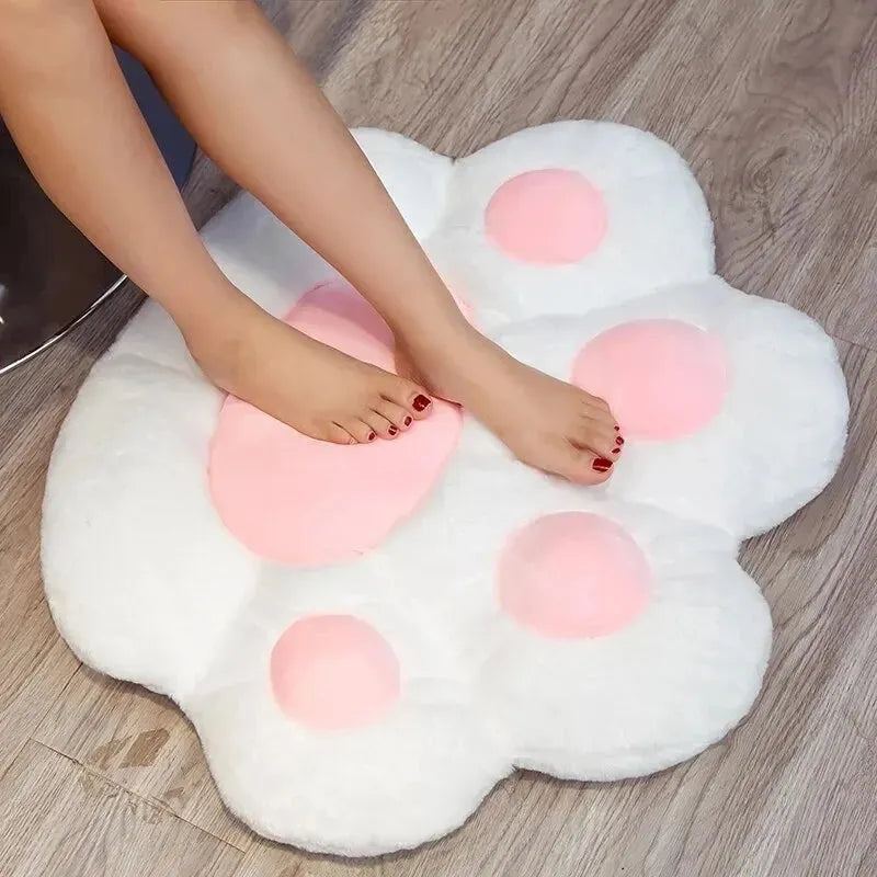 Cat Paw Back Soft Pillows Plush Chair Cushion Sofa Indoor Floor Home Chair Decor Animal Plush Throw Pillow Back Rest Pillow