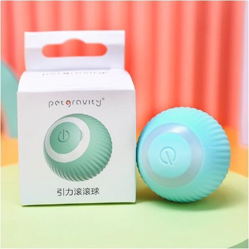 Smart Cat Toys Automatic Rolling Cat Ball Electric Ball Cat Interactive Toy For Cats Training Self-moving Kitten Toy Accessories - Jointcorp