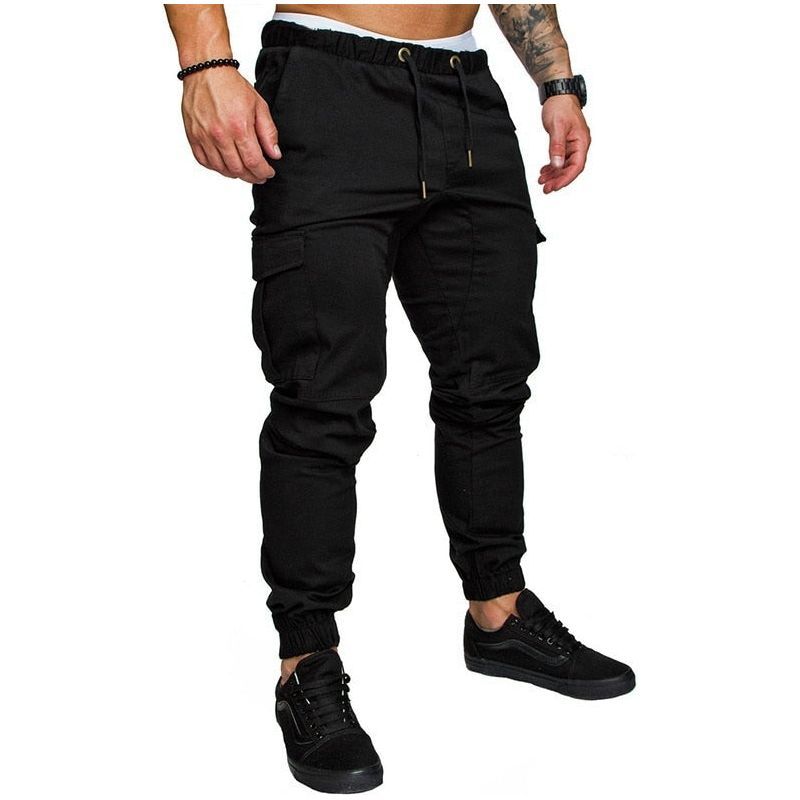 Casual Men Pants Fashion Big Pocket Hip Hop Pants Quality Outwear Sweatpants Soft Mens Joggers Men's Trousers pantalones - Jointcorp