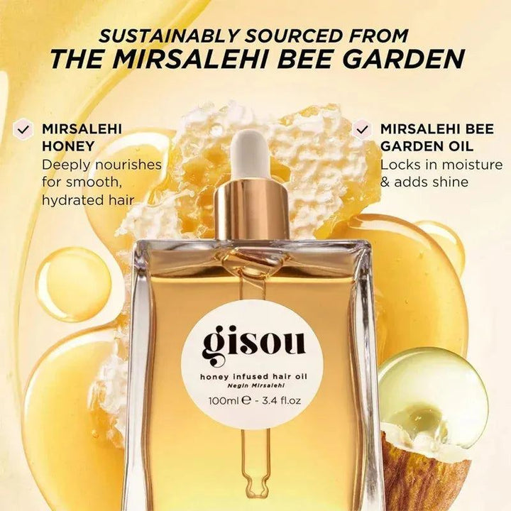 Honey Infused Hair Care Essential Oil Finishing Shine Moisture Treatment Essential Oil Lasting Fragrance Hair Conditioner