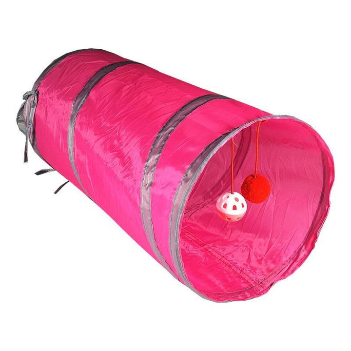 Cat Tunnel Toy Funny Pet Holes Play Tubes Collapsible Crinkle Kitten Toys Puppy Ferrets Rabbit Play Dog Tunnel Tubes - Jointcorp
