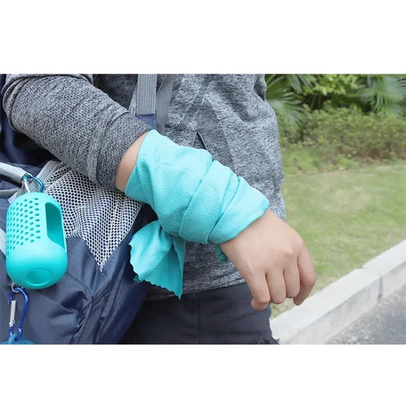 microfiber Quick Dry Towel Sports cold towel Golf Fitness Wicking sweat quick drying cold silicone towel cover Home Textile