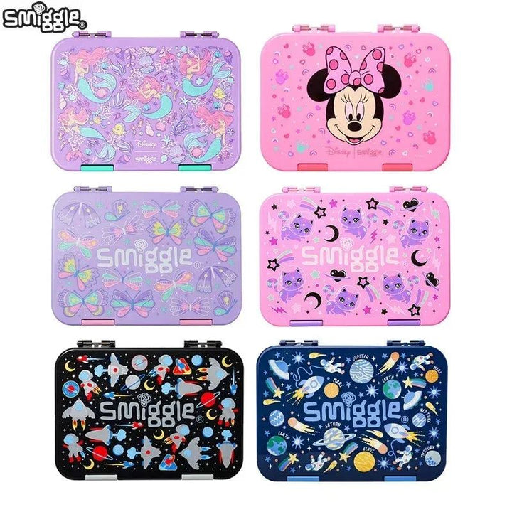 Genuine Disney Australia Smiggle Mermaid Mickey Mouse Meal Box, Food Grade Lunch Box, Spring And Autumn Picnic Lunch Box Gift