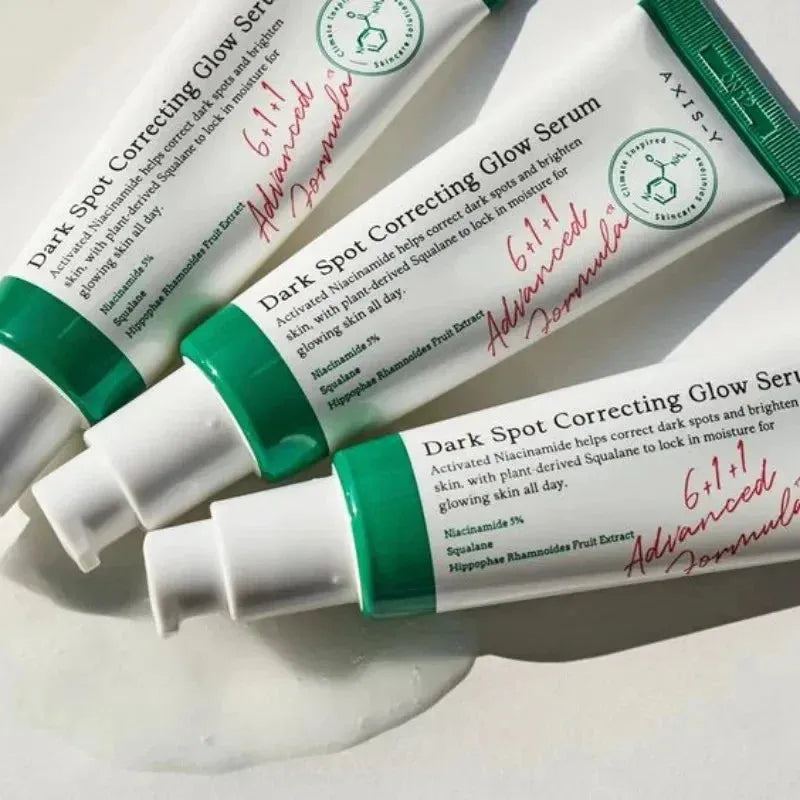 Korean Skincare Dark Spot Correcting Glow Brightening Serum Hyperpigmentation Treatment Complete No-Stress Physical Sunscreen