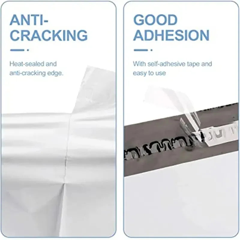 INPLUSTOP 50pcs/Lots White Courier Bag