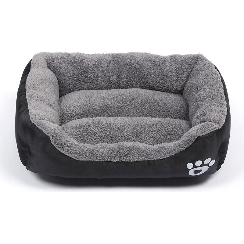 Large Pet Cat Dog Bed Square Plush Kennel Summer Washable Cat Mat Waterproof Mattress Pet Cushion Medium Large Dogs Pet Supplies