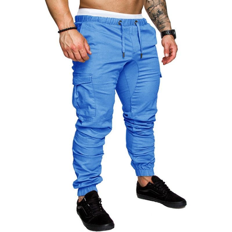 Casual Men Pants Fashion Big Pocket Hip Hop Pants Quality Outwear Sweatpants Soft Mens Joggers Men's Trousers pantalones - Jointcorp