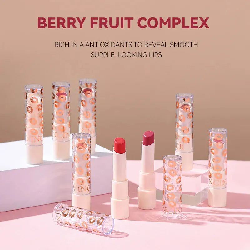 New tinted nourishing moisturising lipstick natural lasting hydration fading lip lines mirror 8 colours lipstick