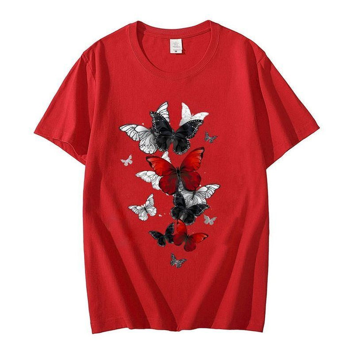 Ladies Tees w/ Watercolor Horse Graphic, 90s Trend, Sleeveless, Plus Size - Jointcorp