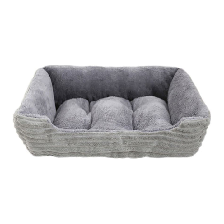 Pet Cat Dog Bed Cozy Square Plush Kennel Puppy Sofa Bed Small Large Dog Sleep Pad Portable Pet Bed Nest Pet Supplies Accessories - Jointcorp