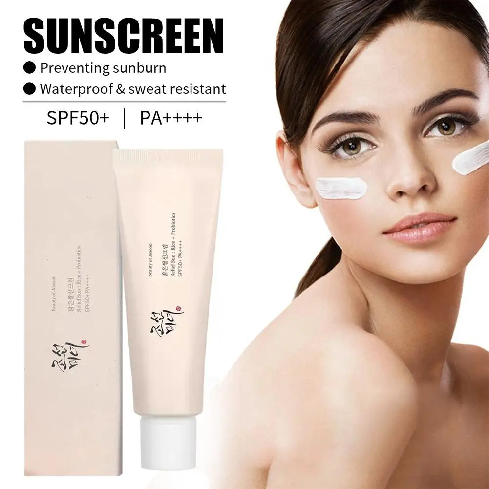 Korean Rice Probiotic Beauty Skincare Set - Sunscreen,Facial Essence,Eye Cream,Exfoliating,Toner,Cleansing Oil For Various Skin